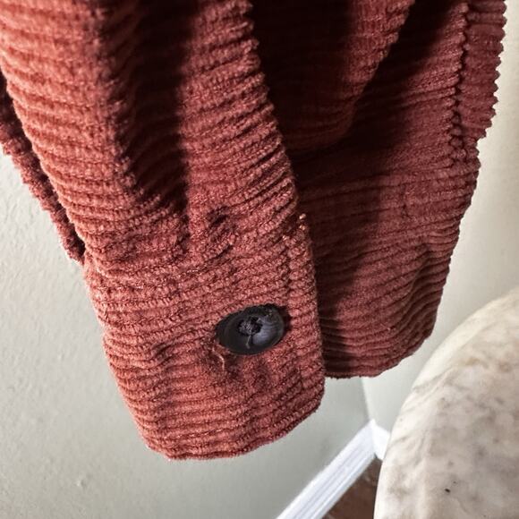 Pacific Northwest Union SEA WA Shacket shirt Men XXL Corduroy Burnt Orange - Picture 8 of 16